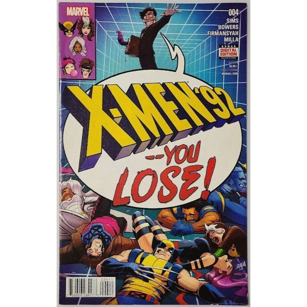 X-Men '92 4 Marvel Comics 2016 VG Darkhold Wolverine Gambit